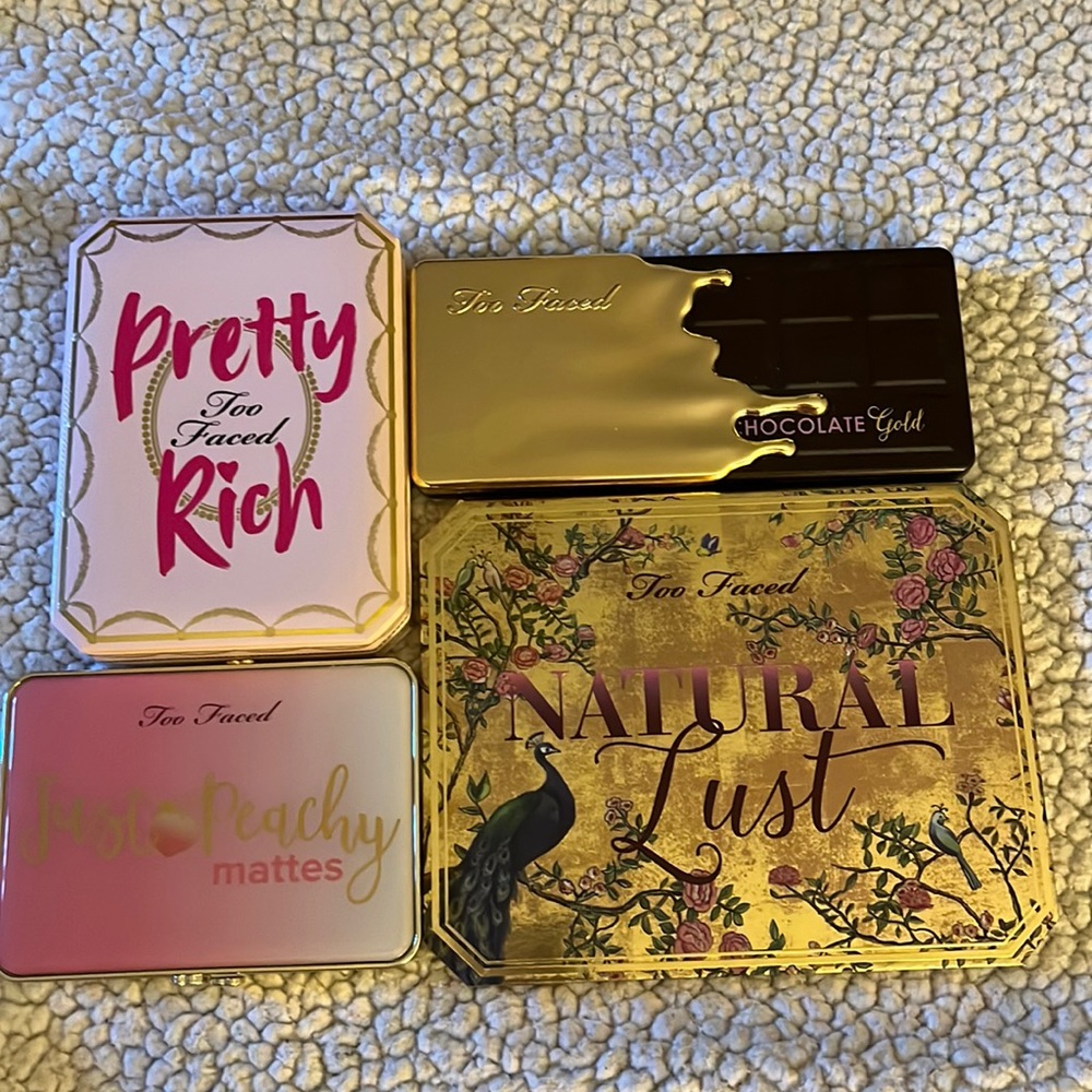 4 Too Faced Palettes.